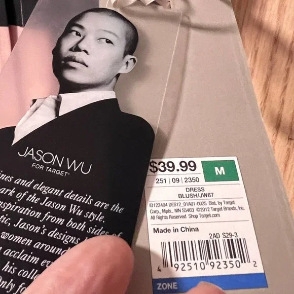 Jason Wu for Target NWT Sleeveless Collared Pleated Shift Mini Dress Sz M - Picture 8 of 8